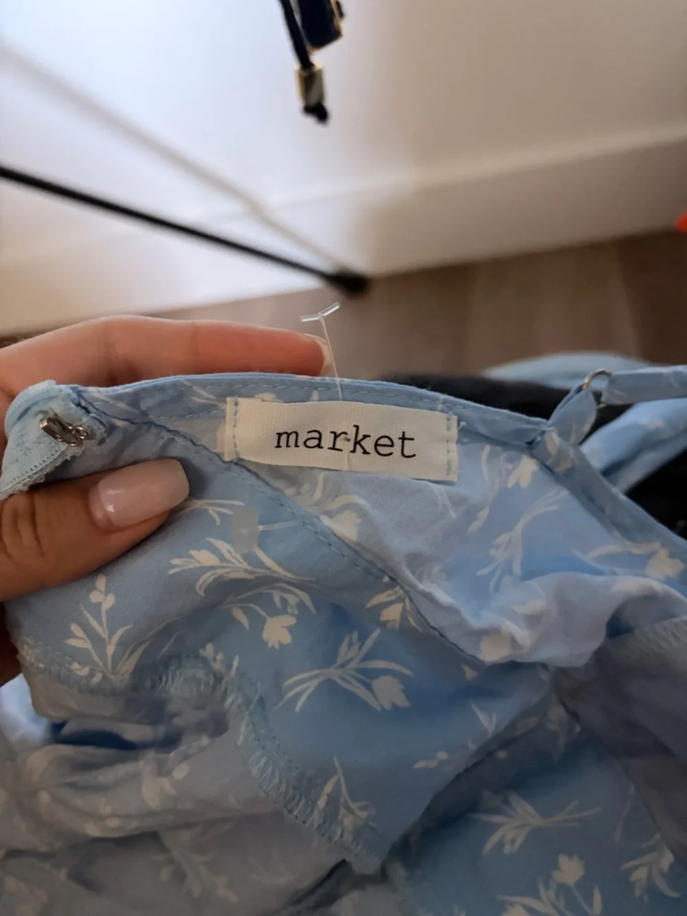 Market blue romper - Picture 3 of 3